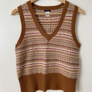 J Crew Wool-Rabbit Hair Blend Sweater Vest